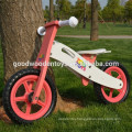 Top quality and fresh pink color wooden balancing bicycle, balancing bicycle in stock